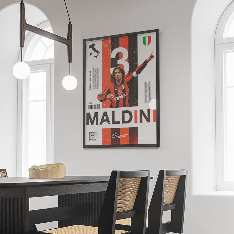 Paolo Maldini Unutulmazlar Serisi Poster