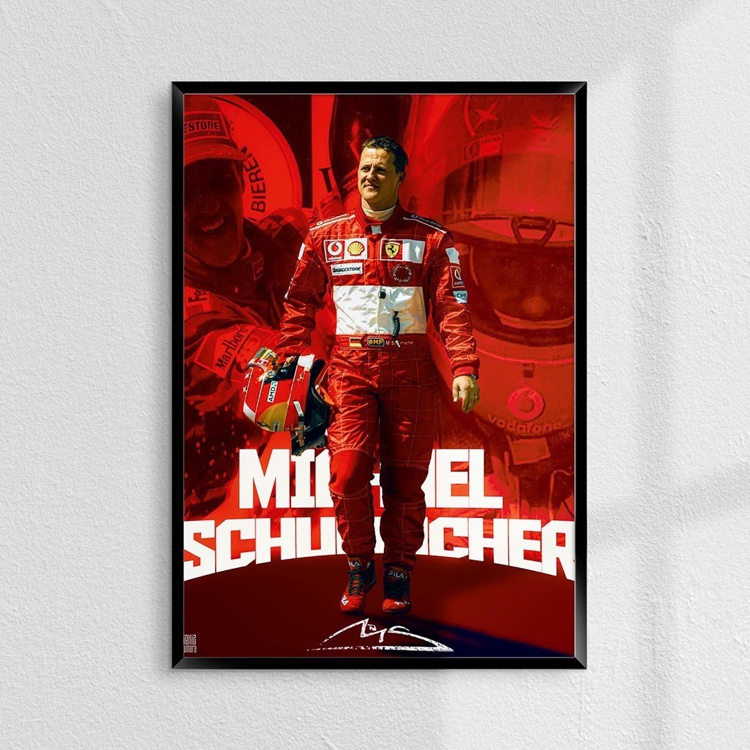 Michael Schumacher Poz Poster