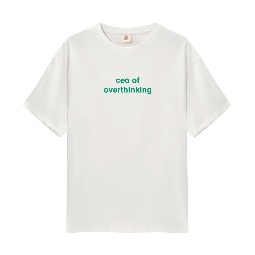 Ceo Of Overthinking Oversize Tişört