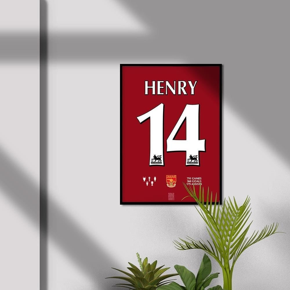 Thierry Henry 14 Poster