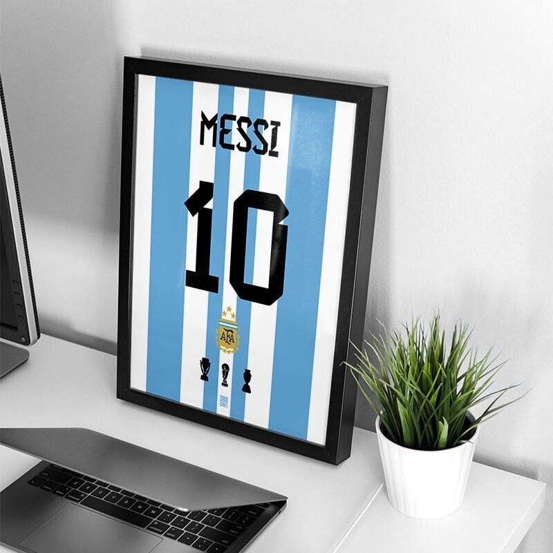 Lionel Messi 10 Forma Poster