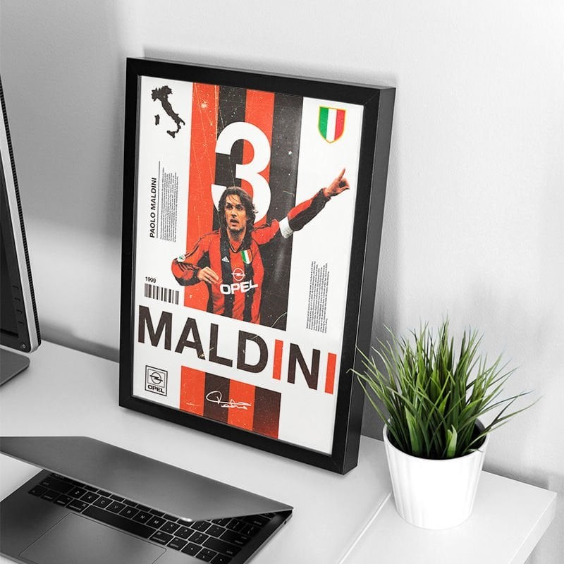 Paolo Maldini Unutulmazlar Serisi Poster