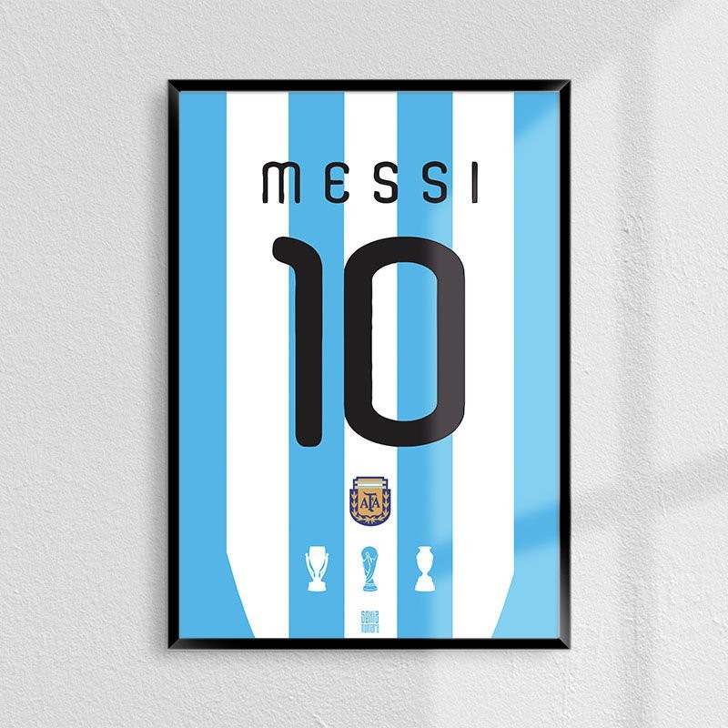 Lionel Messi 2010 Dünya Kupası Poster