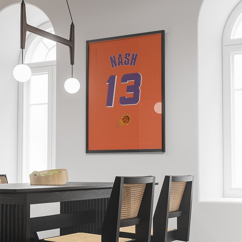 Steve Nash Basketbol Forma Poster