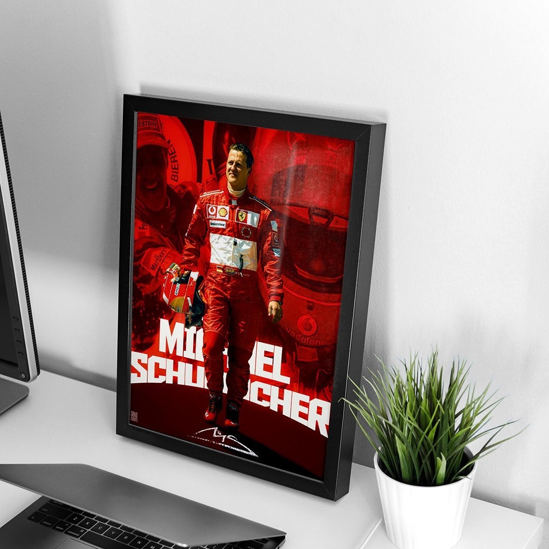 Michael Schumacher Poz Poster