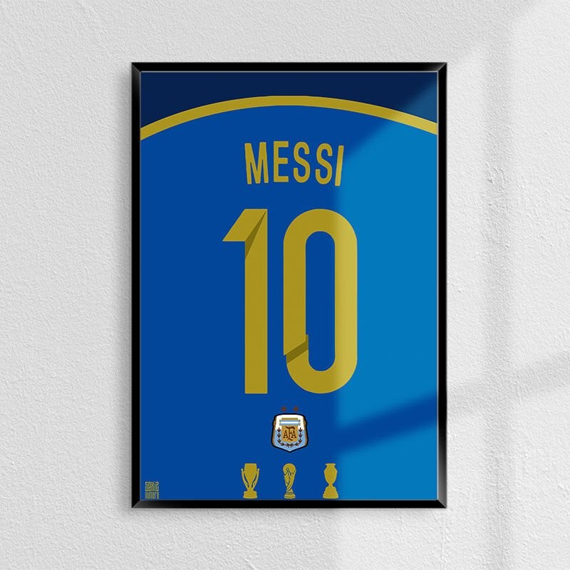 Lionel Messi 2014 Dünya Kupası Poster