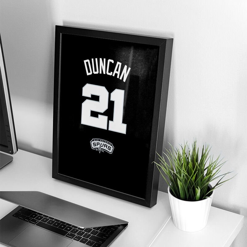 Tim Duncan Basketbol Forma Poster