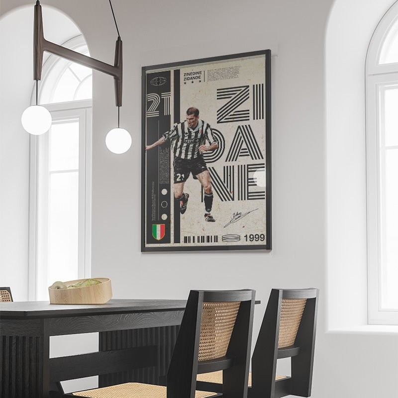 Zinédine Zidane 21 Unutulmazlar Serisi Poster