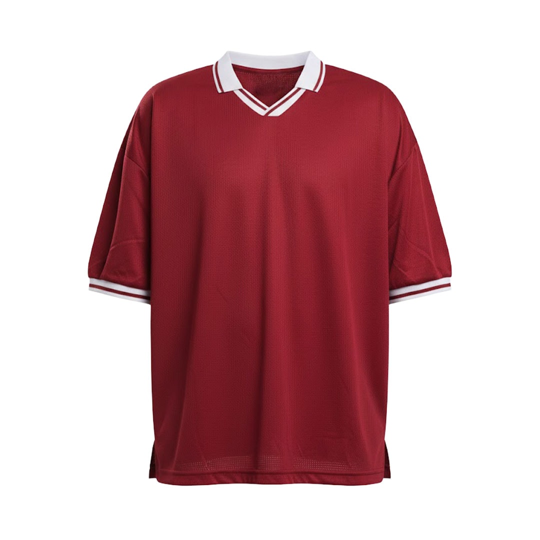Bordo Oversize Forma Tişört