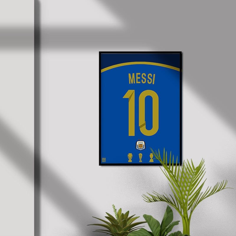 Lionel Messi 2014 Dünya Kupası Poster