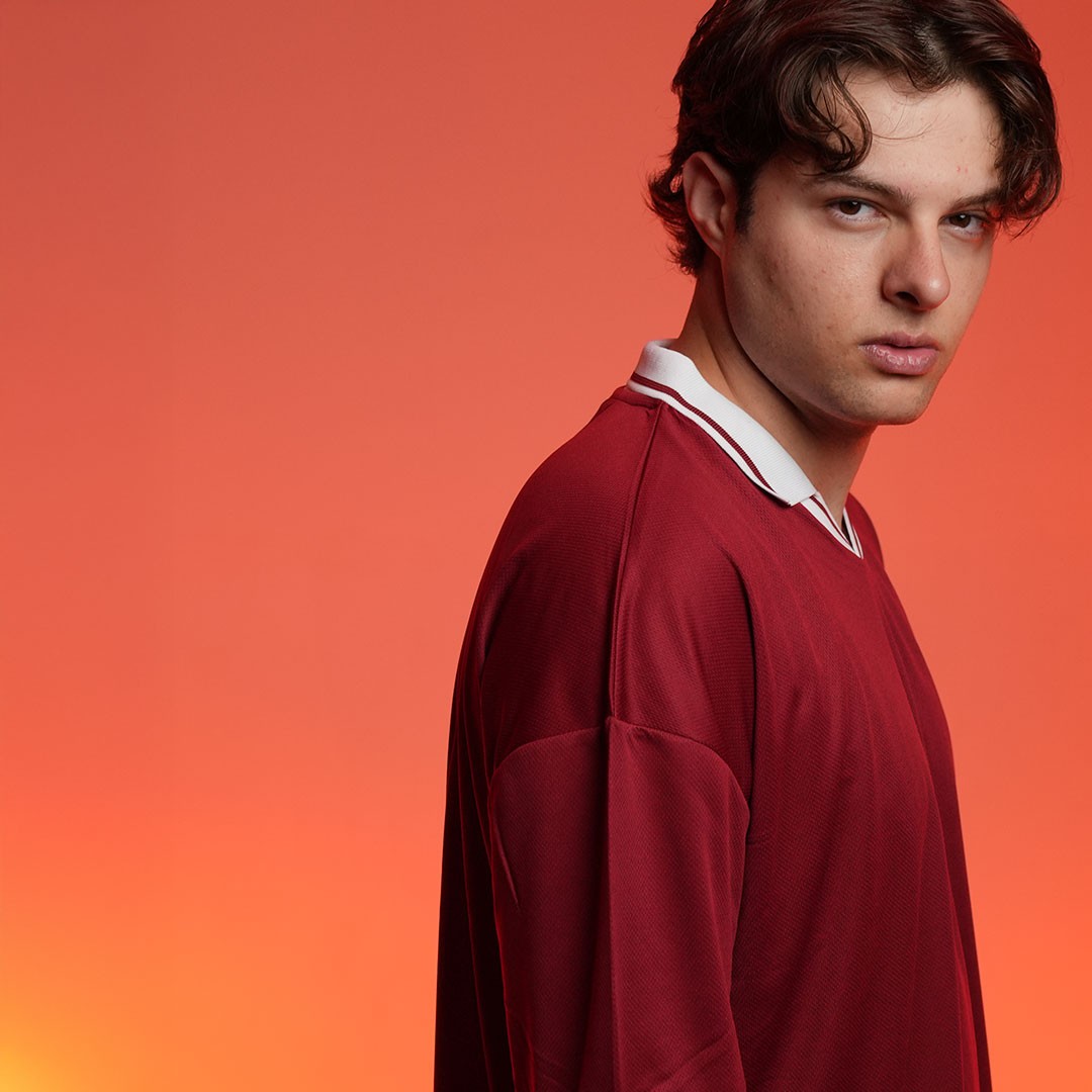 Bordo Oversize Forma Tişört