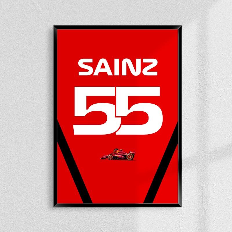 Carlos Sainz 55 Poster