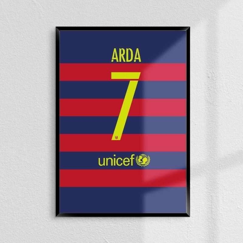 Arda Turan Barselona 15/16 Forma Poster