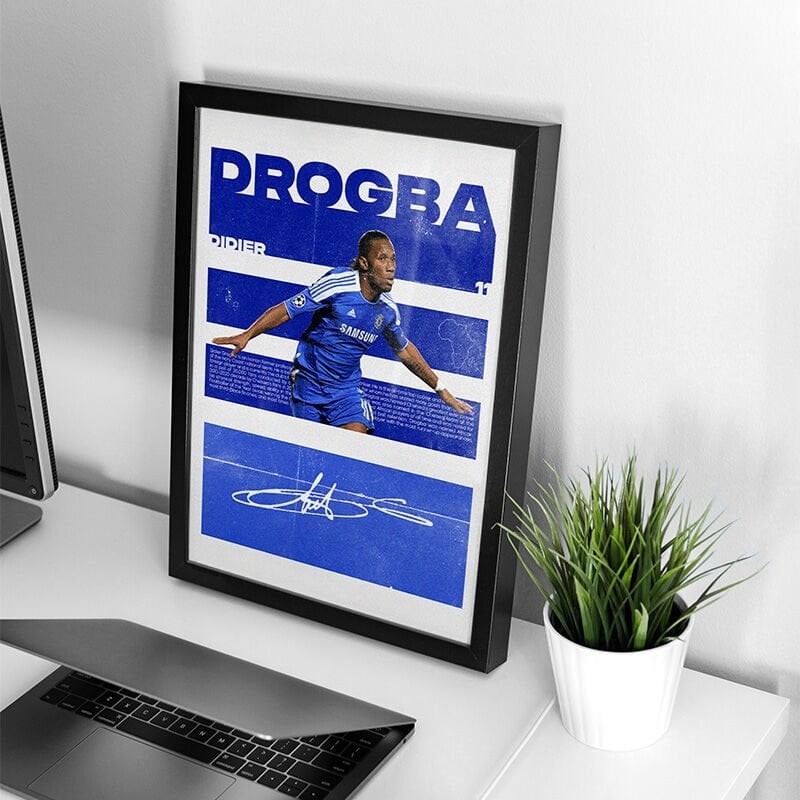 Didier Drogba Unutulmazlar Serisi Poster