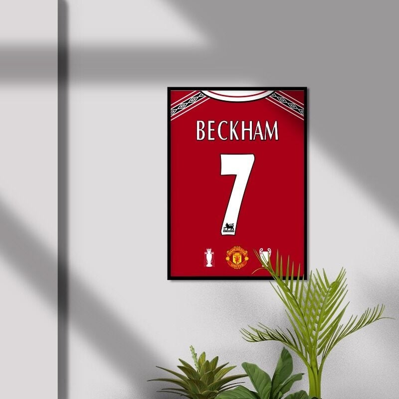 David Beckham Kırmızı Şeytan Poster