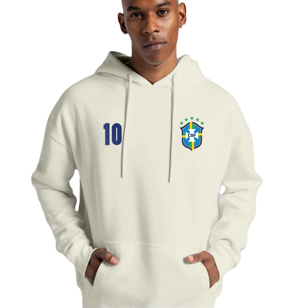 Brezilya Dünya Kupası 2022 Sırtı Logolu Sweatshirt