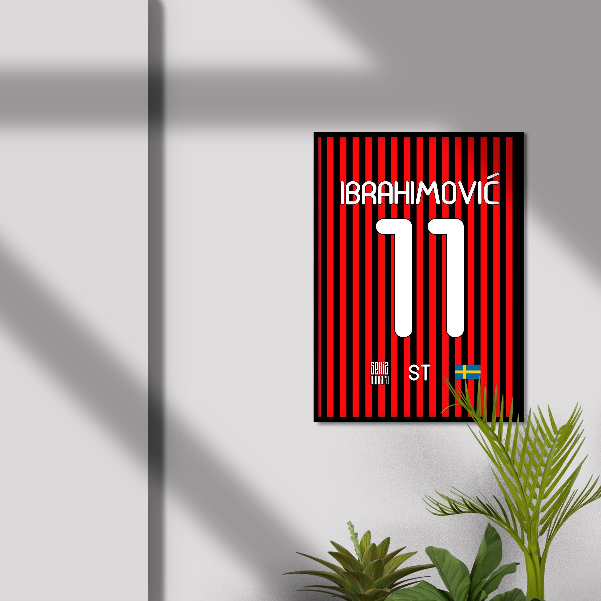 Zlatan Ibrahimović Milano Forma Poster