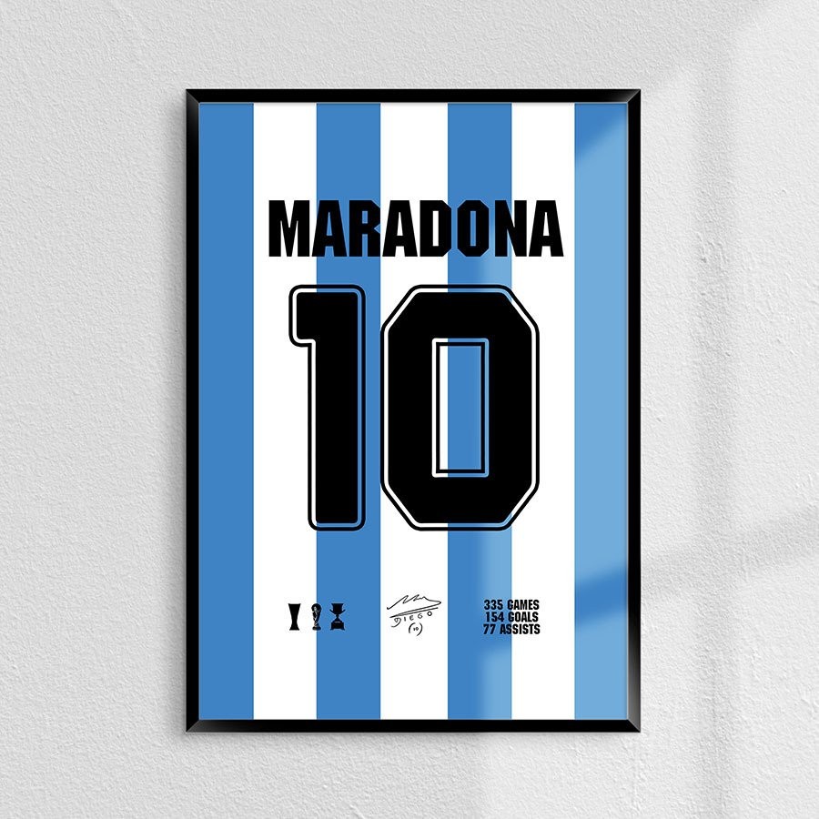 Diego Maradona Arjantin Poster