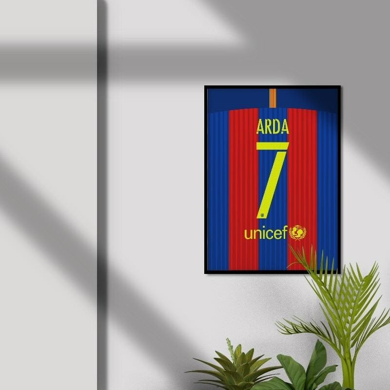 Arda Turan Barselona 16/17 Forma Poster