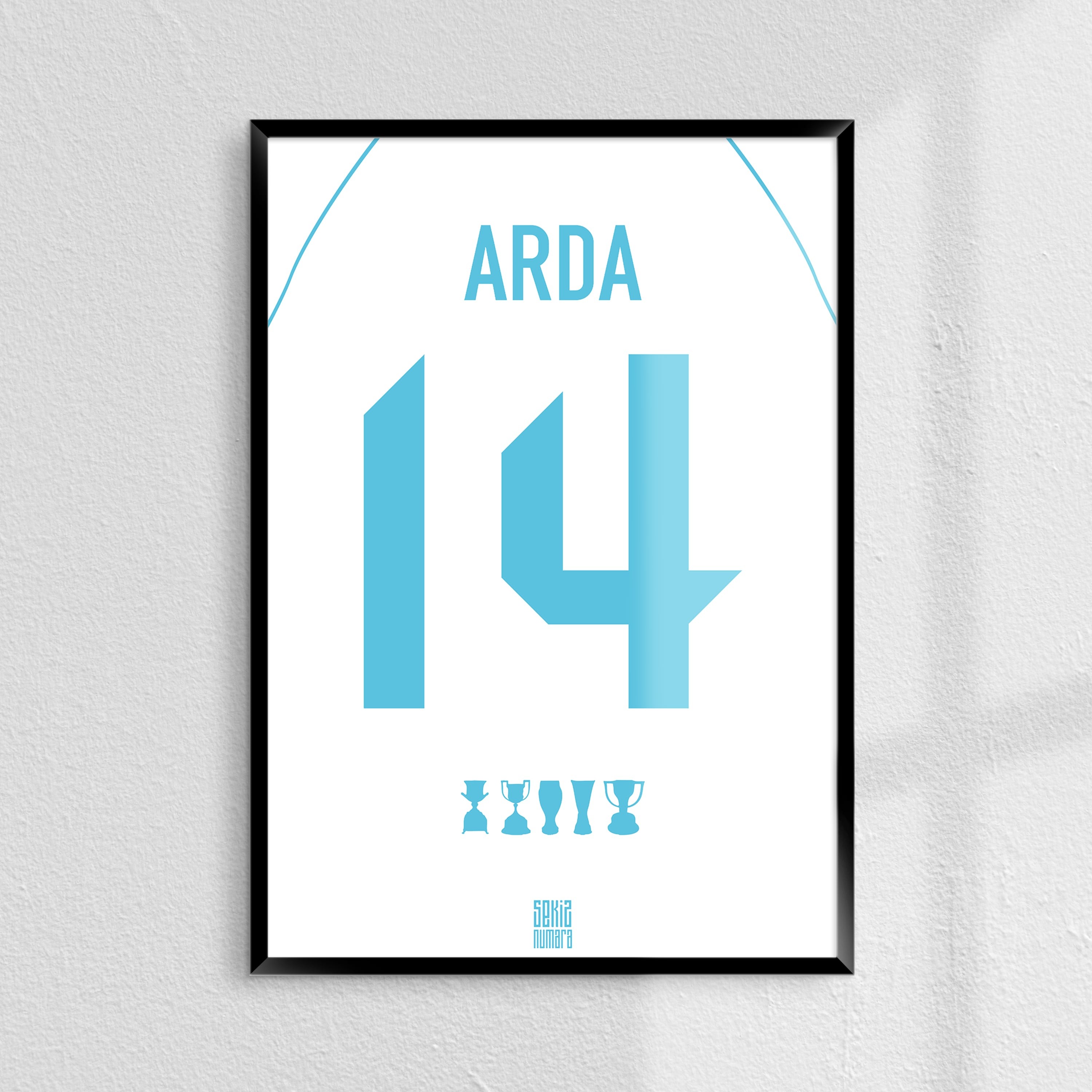 Arda Turan 2008 Milli Takım Forma Poster