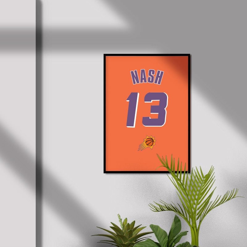 Steve Nash Basketbol Forma Poster