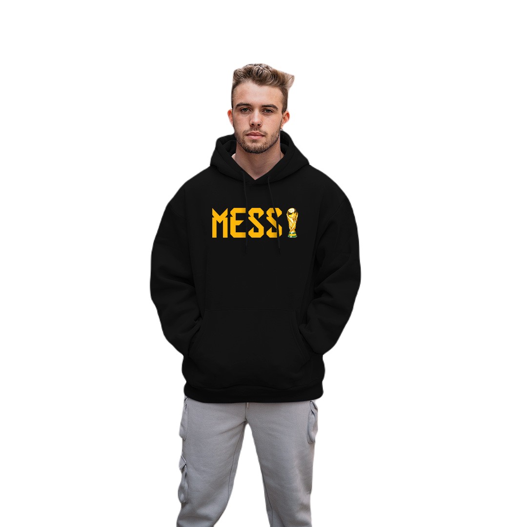 Lionel Messi GOAT WC22 Text Sweatshirt