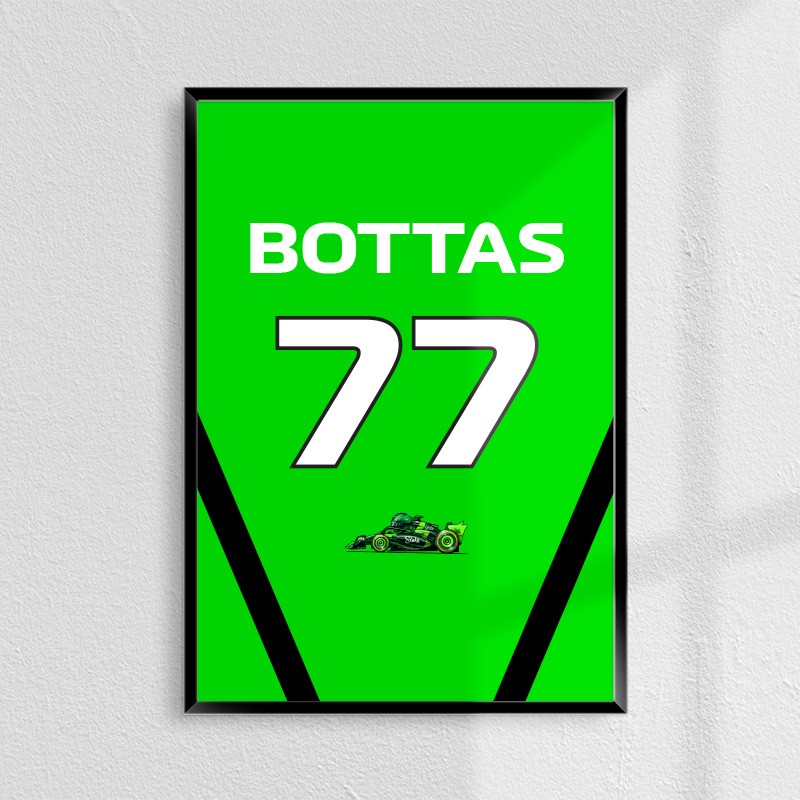 Valtteri Bottas 77 Poster