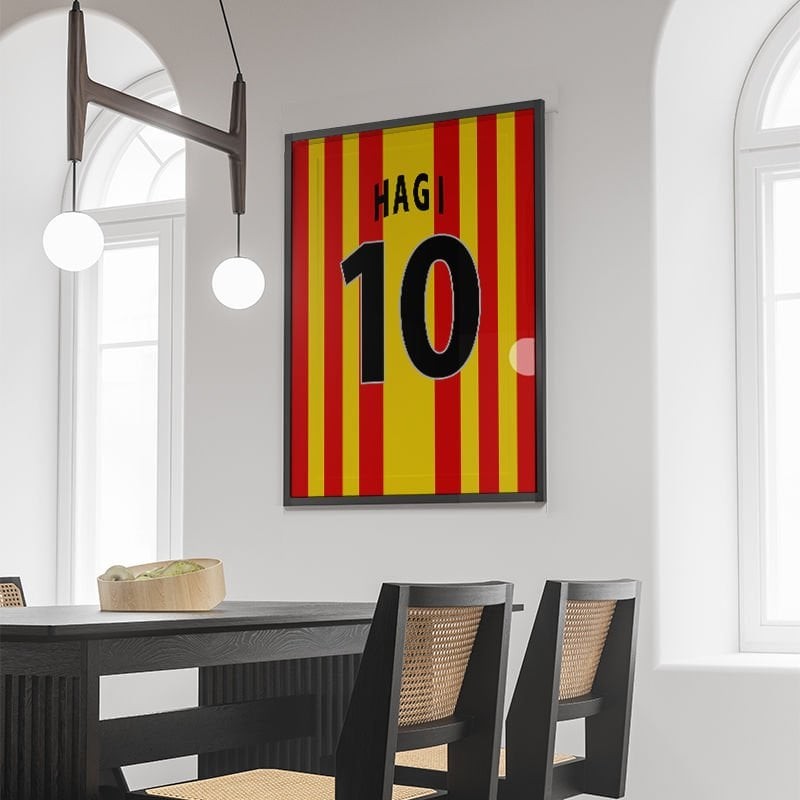 Gheorghe Hagi Forma Poster