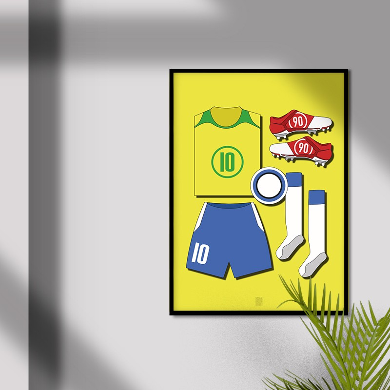 Ronaldinho Brezilya Kit Poster