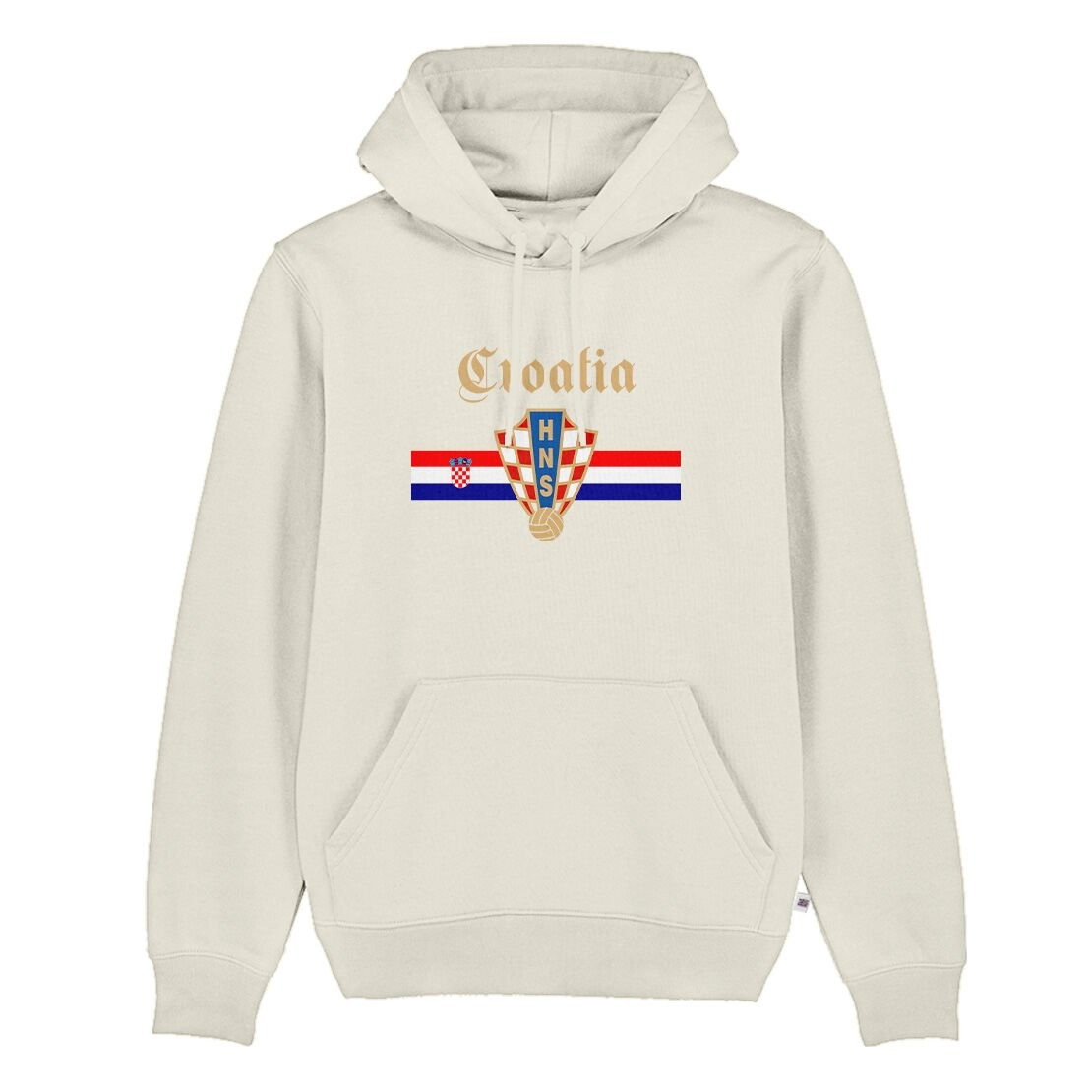 Hırvatistan Dünya Kupası 2022 Font Sweatshirt