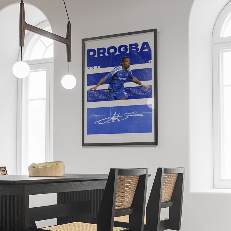 Didier Drogba Unutulmazlar Serisi Poster
