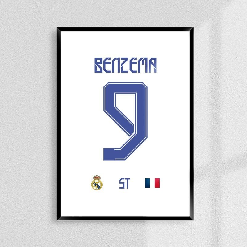 Karim Benzema Kraliyet Poster