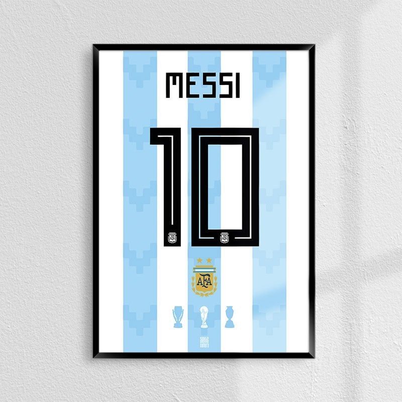Lionel Messi 2018 Dünya Kupası Poster