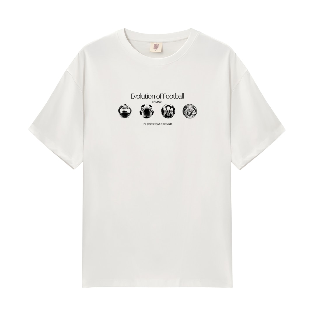 Evolution Of Football Oversize Tişört