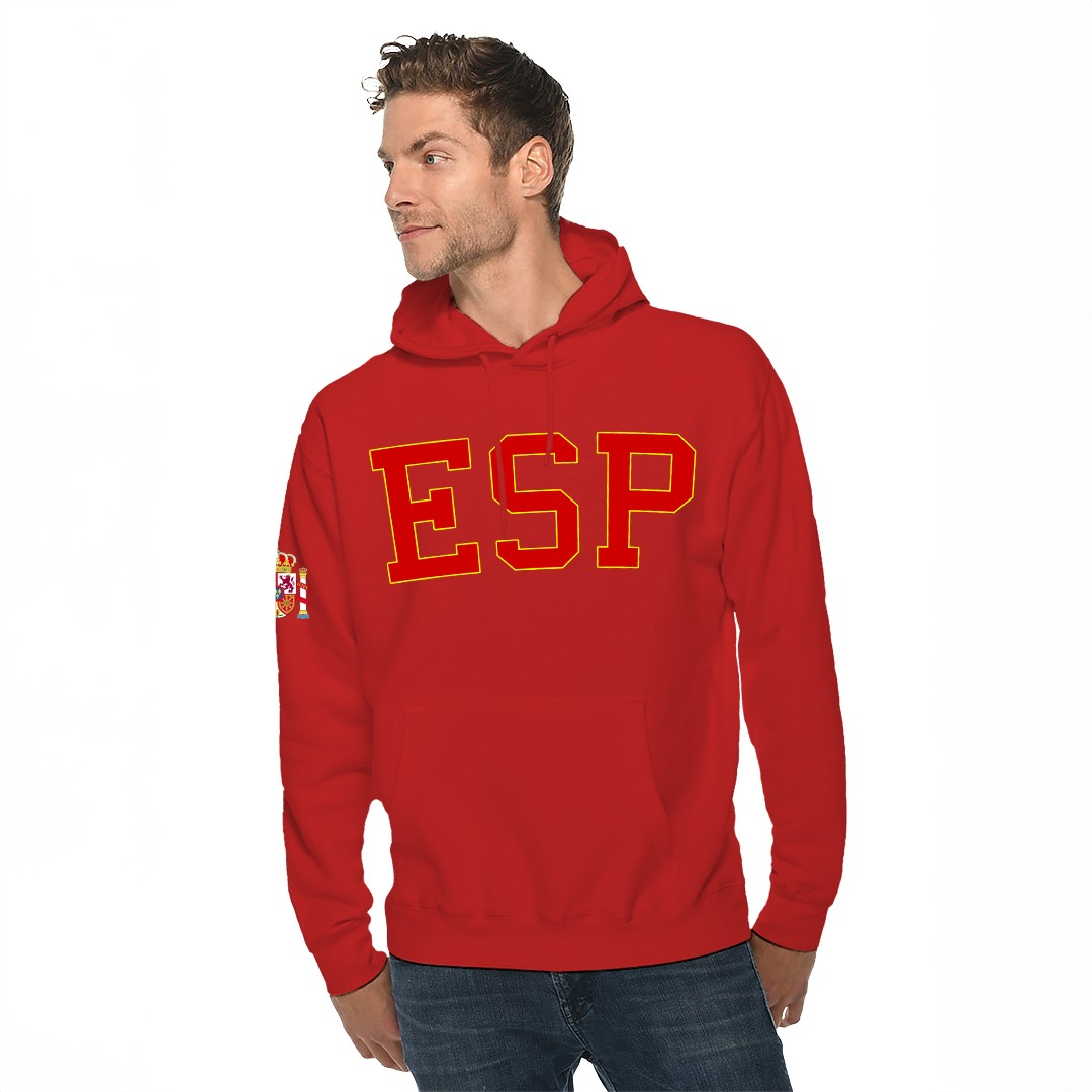 İspanya ESP Dünya Kupası 2022 Kolej Sweatshirt