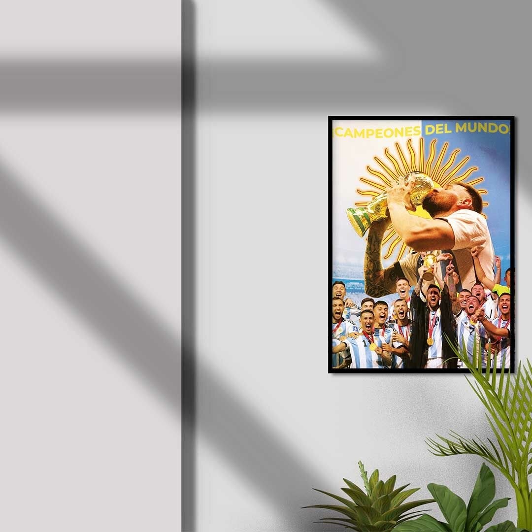 Arjantin Campeones Del Mundo Poster