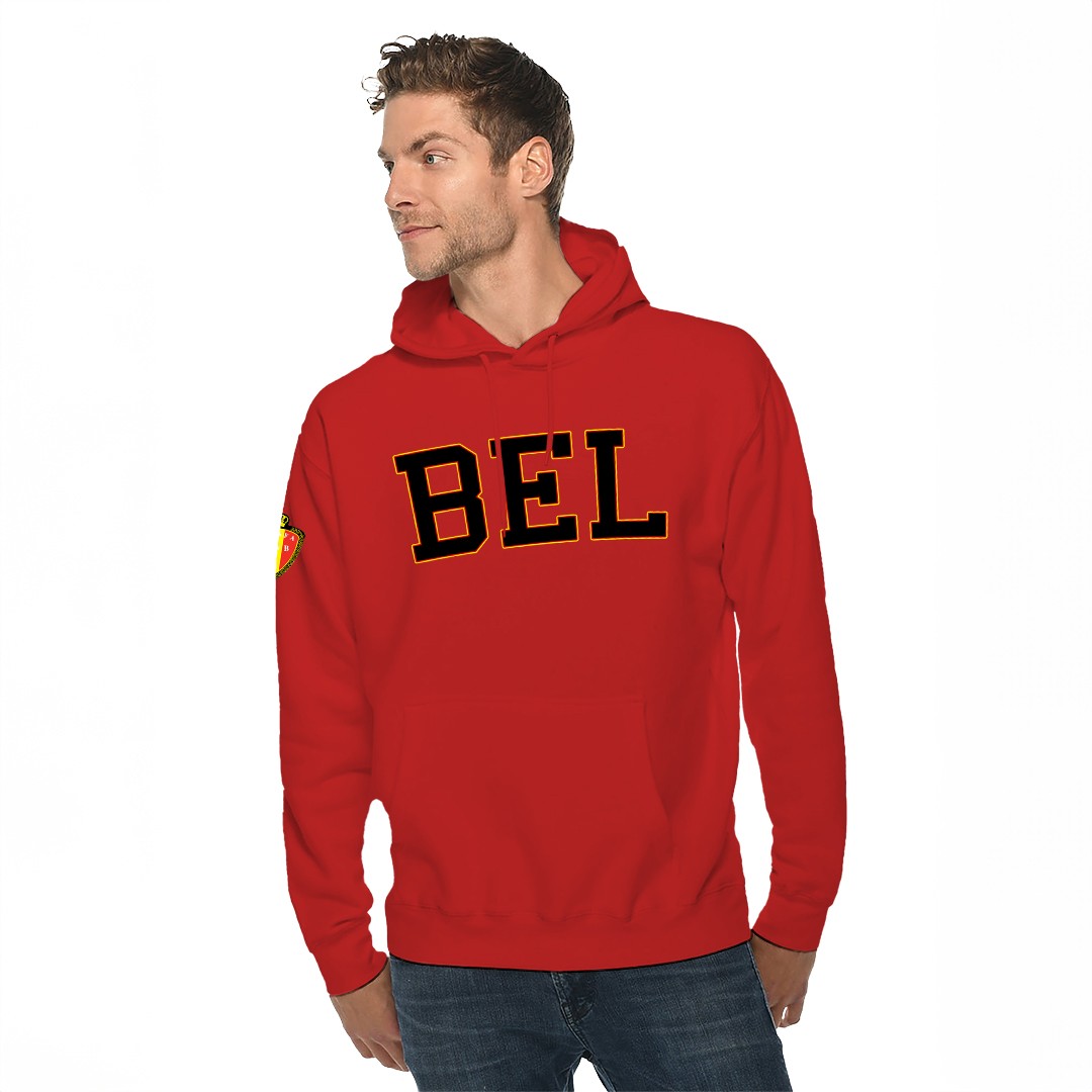 Belçika BEL Dünya Kupası 2022 Kolej Sweatshirt