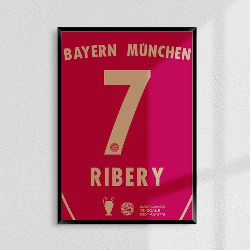 Franck Ribéry Münih Poster