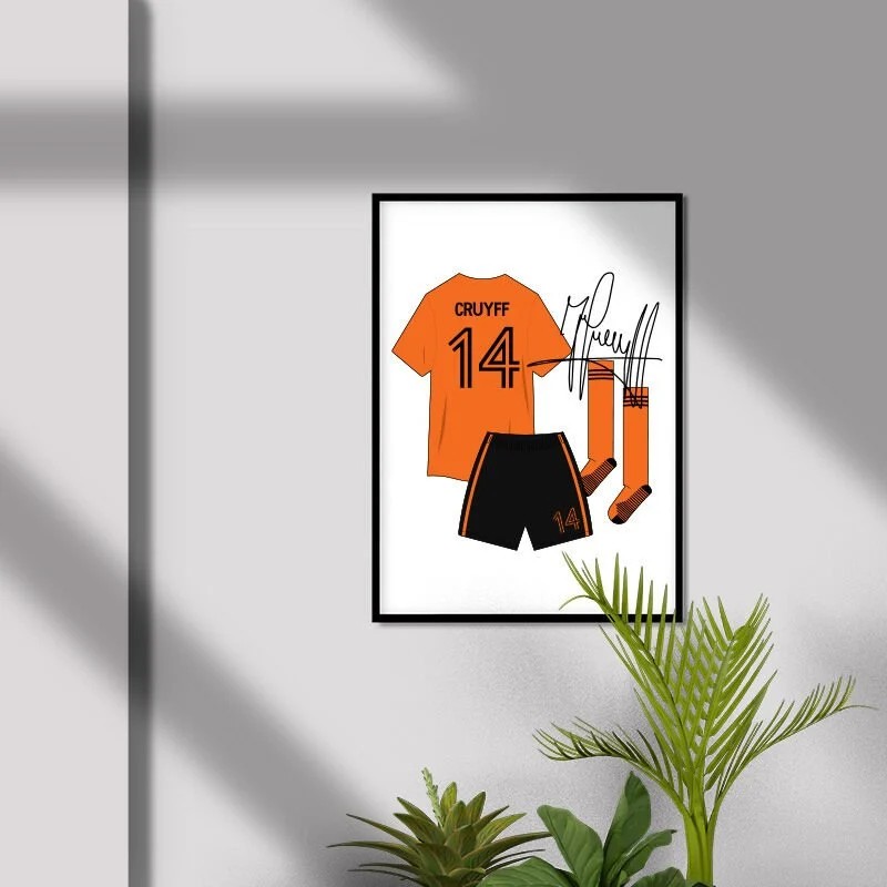 Johan Cruyff Forma Kit Poster