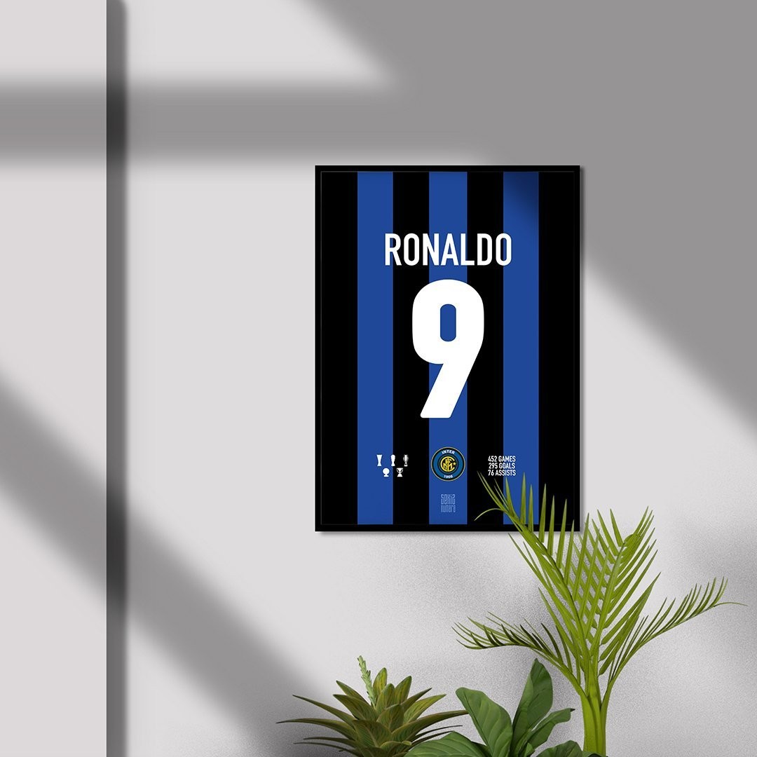 Ronaldo Nazario 9 Poster