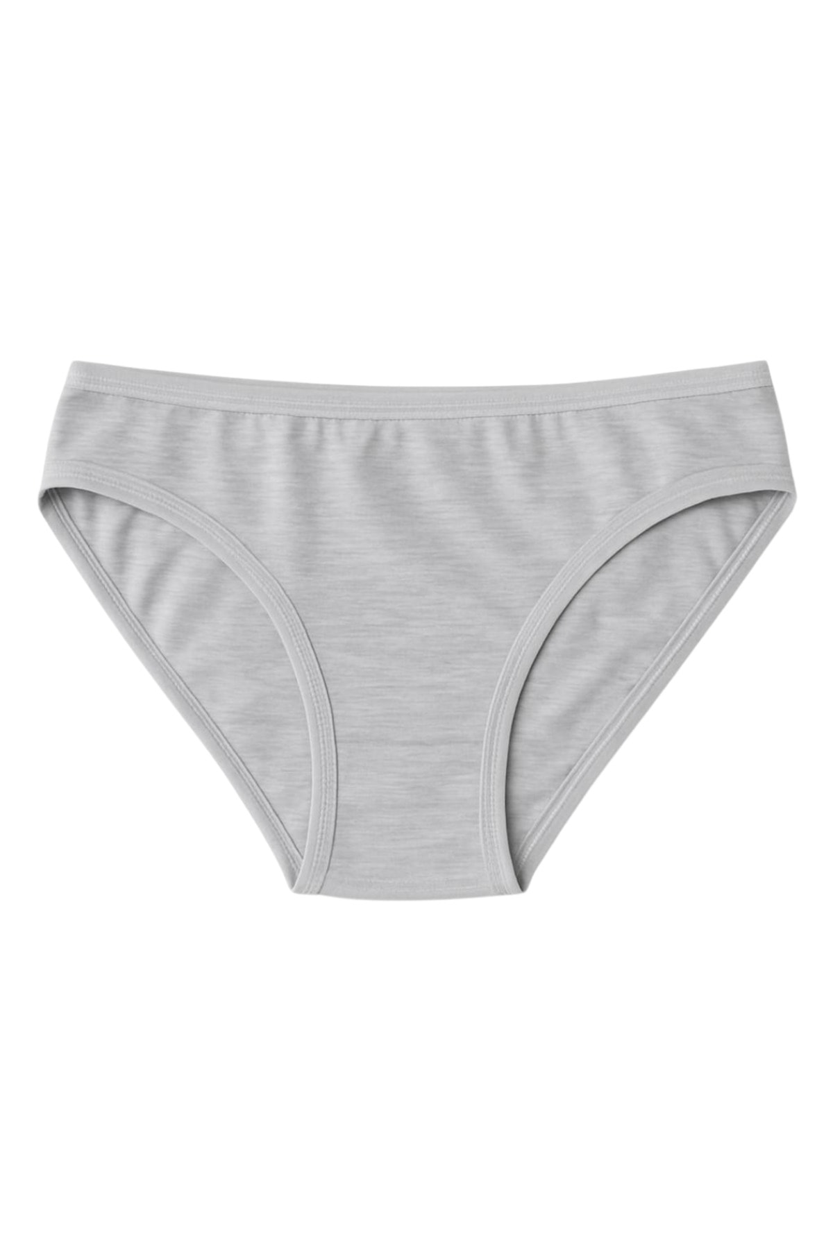 Kadın Pamuklu Likralı Bikini Külot 5'li Paket – Pastel Renk (Pembe, Gri)