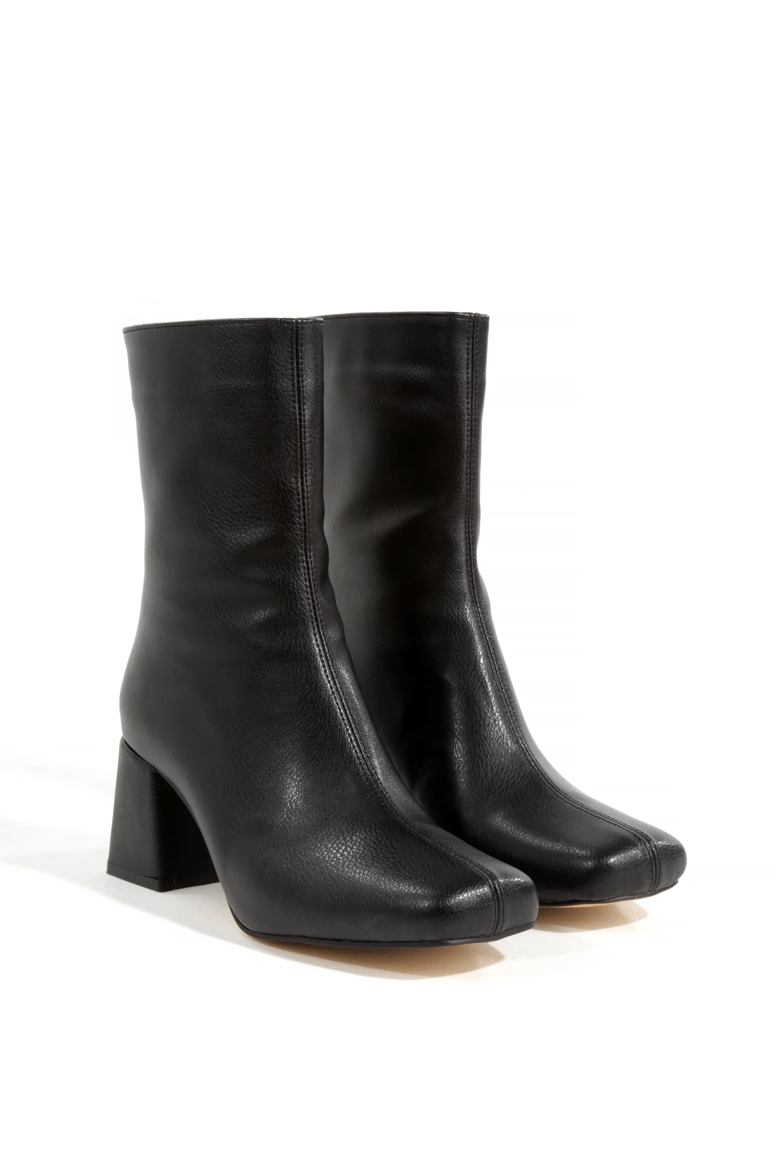 Luma Deri Baskılı Mat Cilt Kısa Bot