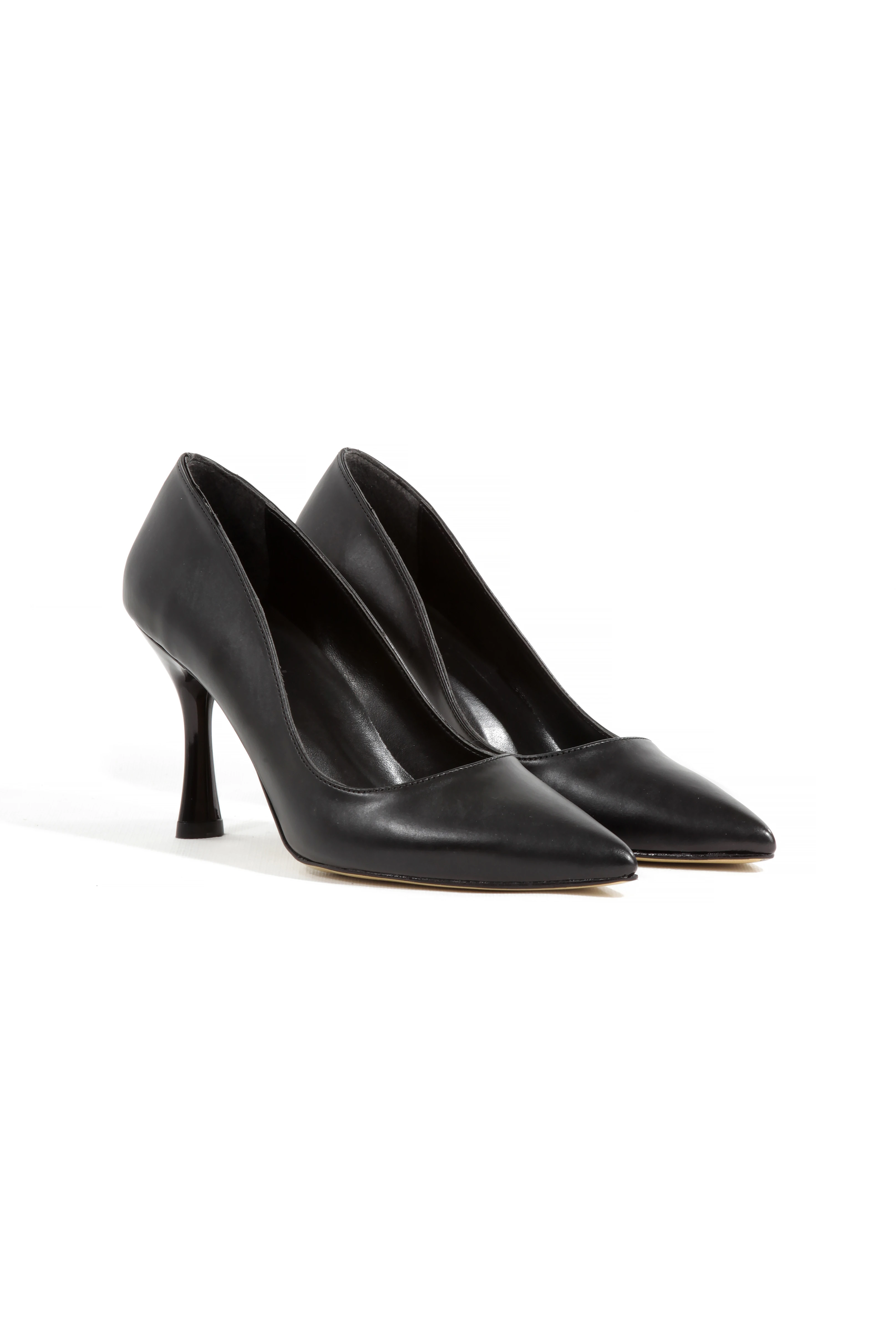 Brillia Siyah Cilt Tokalı Kadın Topuklu Ayakkabı