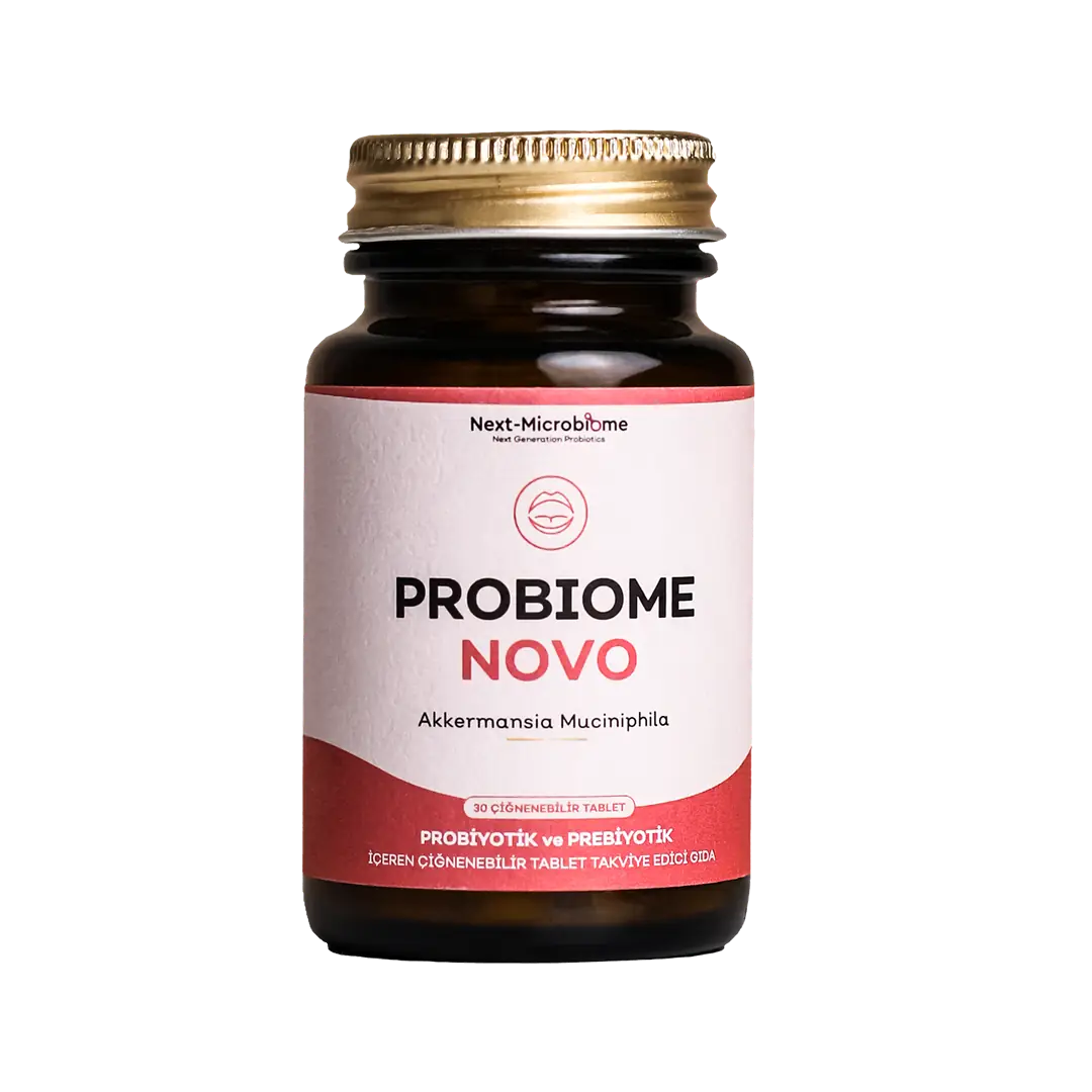 Probiome-Novo Akkermansia Muciniphila içeren 30 Çiğnenebilir Tablet