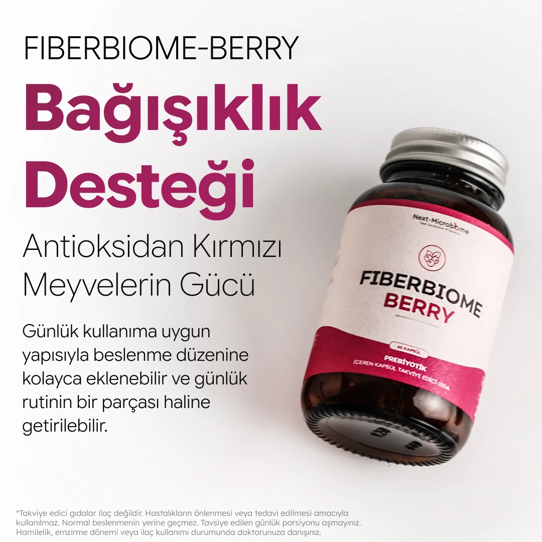 Fiberbiome-Berry - Prebiyotik Çeşitleri - Next Microbiome