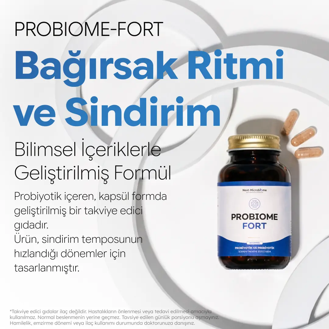 Probiome-Fort - Probiyotik Çeşitleri - Next Microbiome