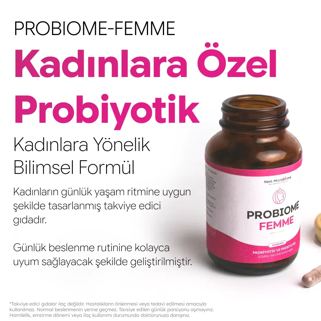 Probiome-Femme - Probiyotik Çeşitleri - Next Microbiome