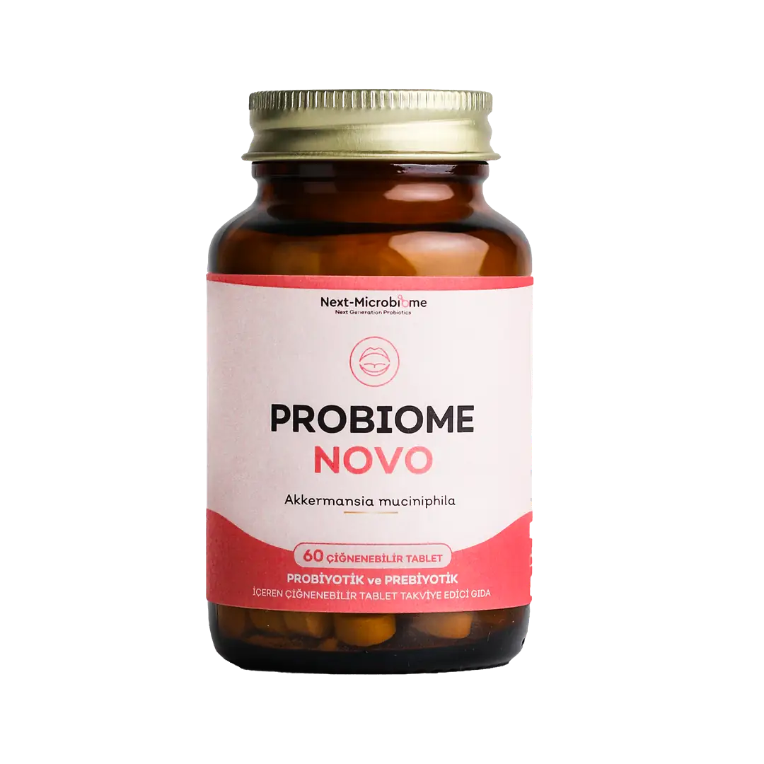 Probiome-Novo Akkermansia Muciniphila içeren 60 Çiğnenebilir Tablet