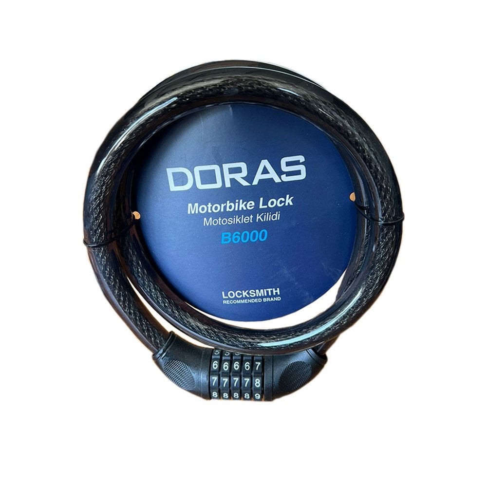 Doras B6000 Şifreli  Bisiklet / Motorsiklet Kilidi