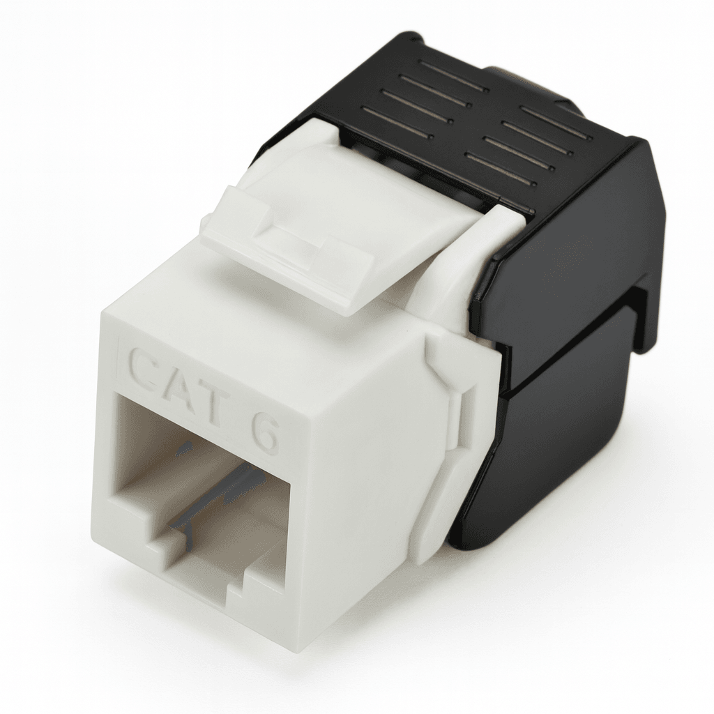 Reçber CAT 6 180° UTP Punch Down Keystone Jack (RD-03 3F13 / RD-03-2U10)